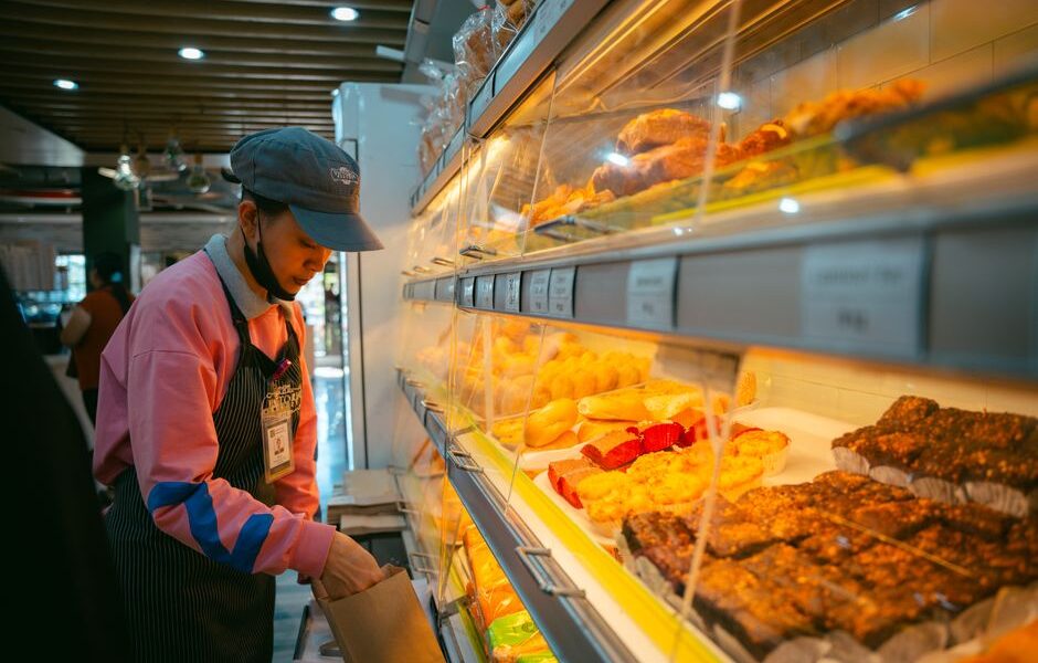 베이커리 제품의 좋은 삶의 맛
